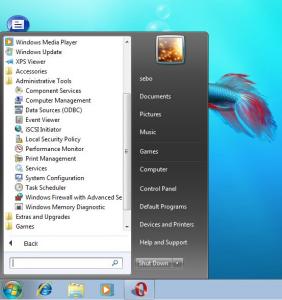 Start menu